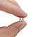 Tiny White Topaz Charms with 14K Gold-Filled Wire, 2 pieces, Adorabilities